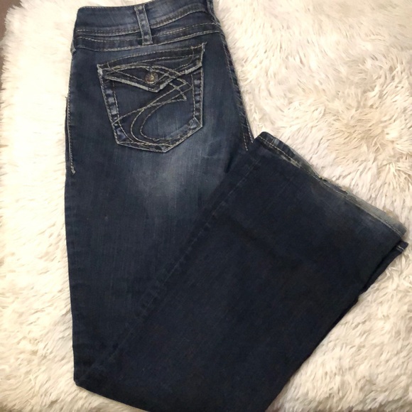 Silver Jeans Suki surplus bootcut dark wash denim